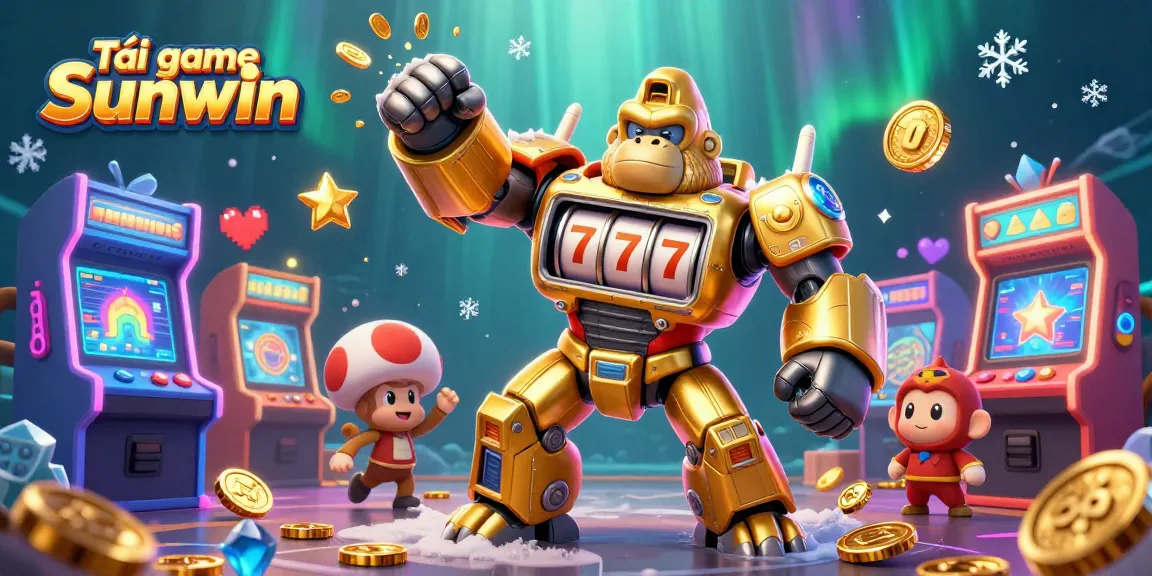 Tải game Sunwin with vibrant 3D characters and exciting casino elements, showcasing thrilling gameplay.