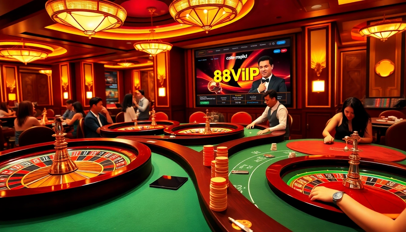 Experience thrilling gameplay at https://68vip.plus/ with vibrant casino tables and engaging online interfaces.