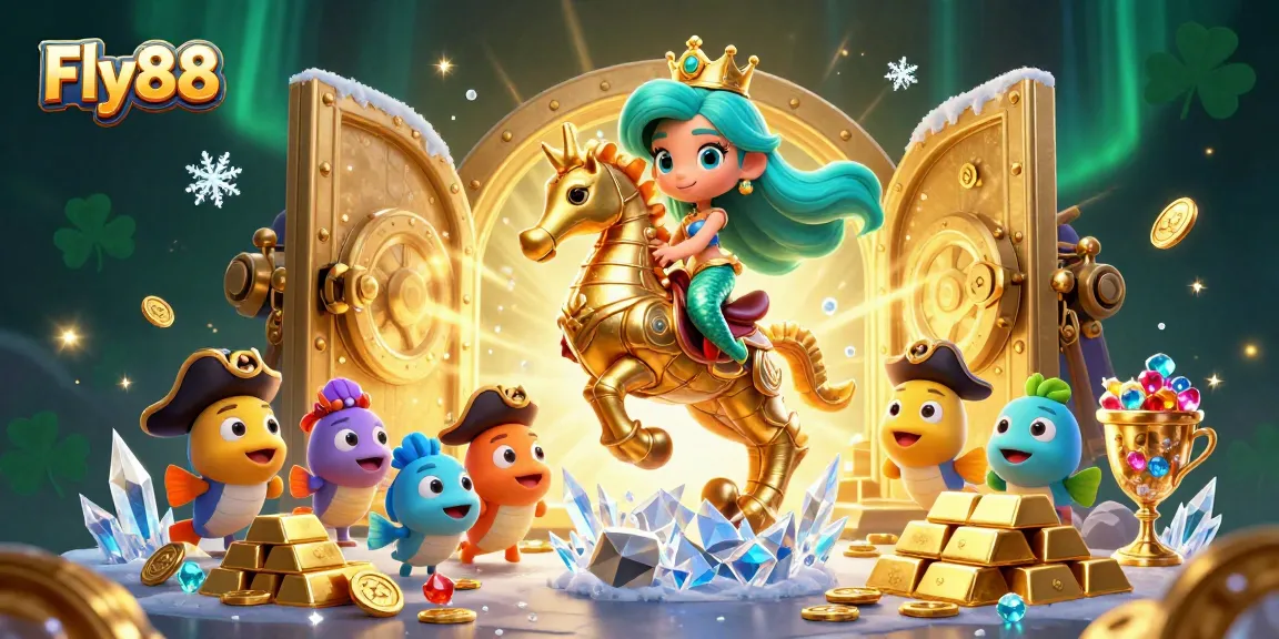 Engage with Fly88's immersive gaming, featuring vibrant mermaid-inspired adventure elements.