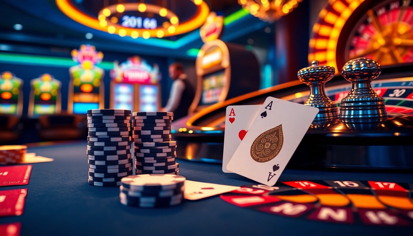 Engage in thrilling gameplay with Nhà Cái PG66, showcasing a vibrant poker table and high-stakes casino atmosphere.