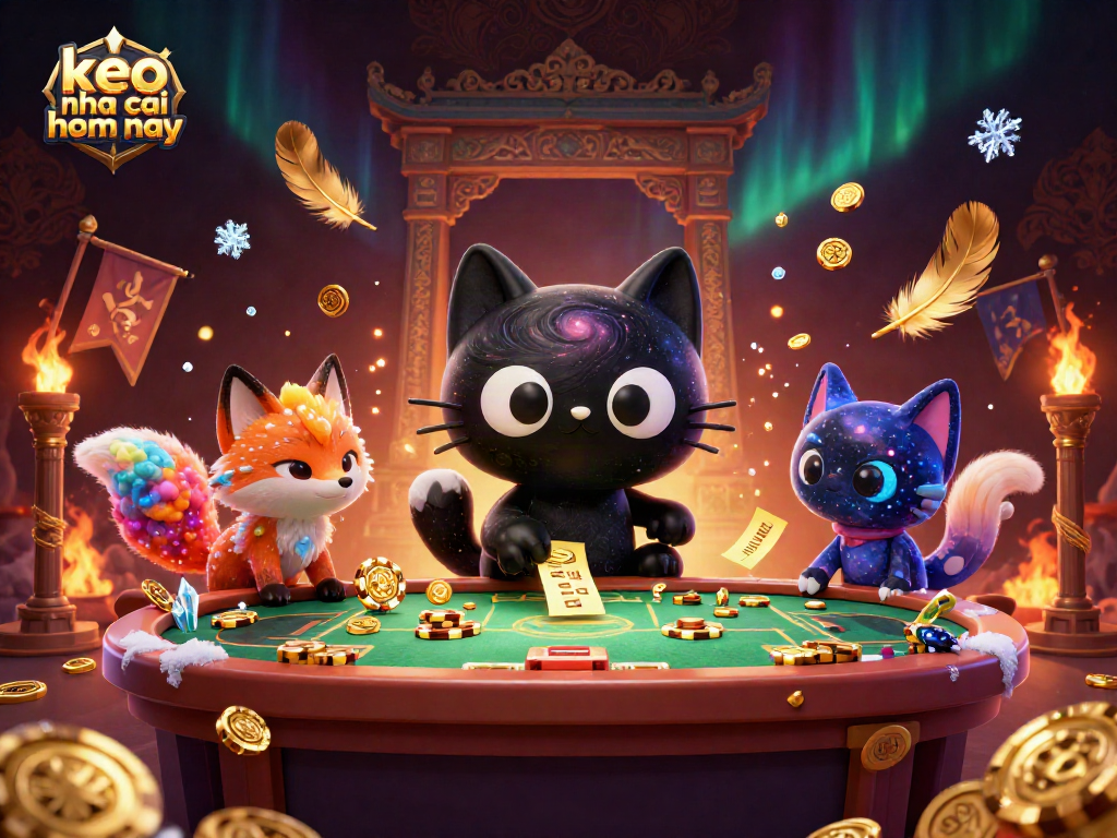 Engage in the latest keo nha cai hom nay action with vibrant cosmic sports betting elements.